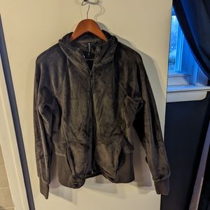 Athleta Velour Zip Up